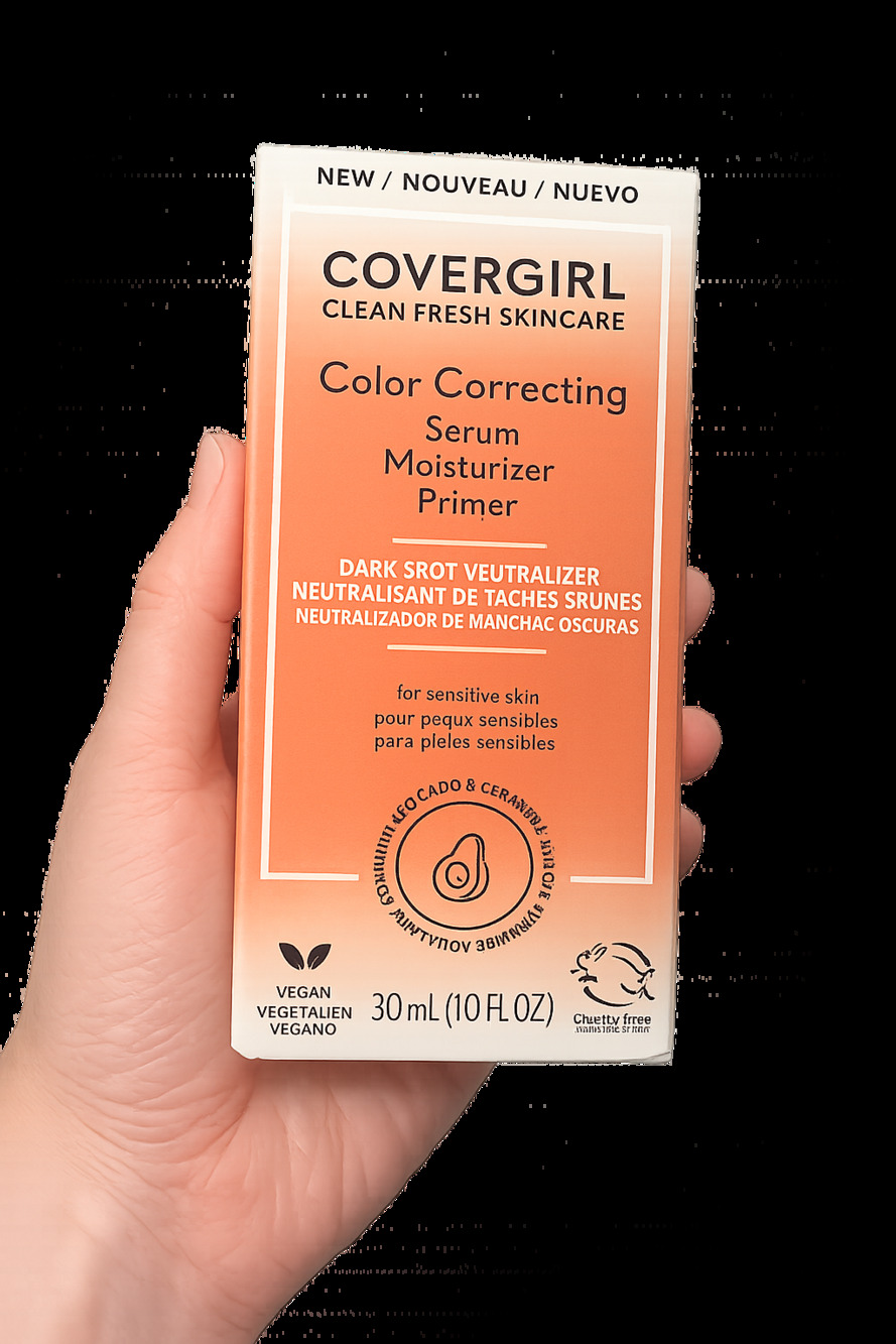 ✨ COVERGIRL Clean Fresh Skincare Color Correcting Serum Moisturizer Primer – Dar